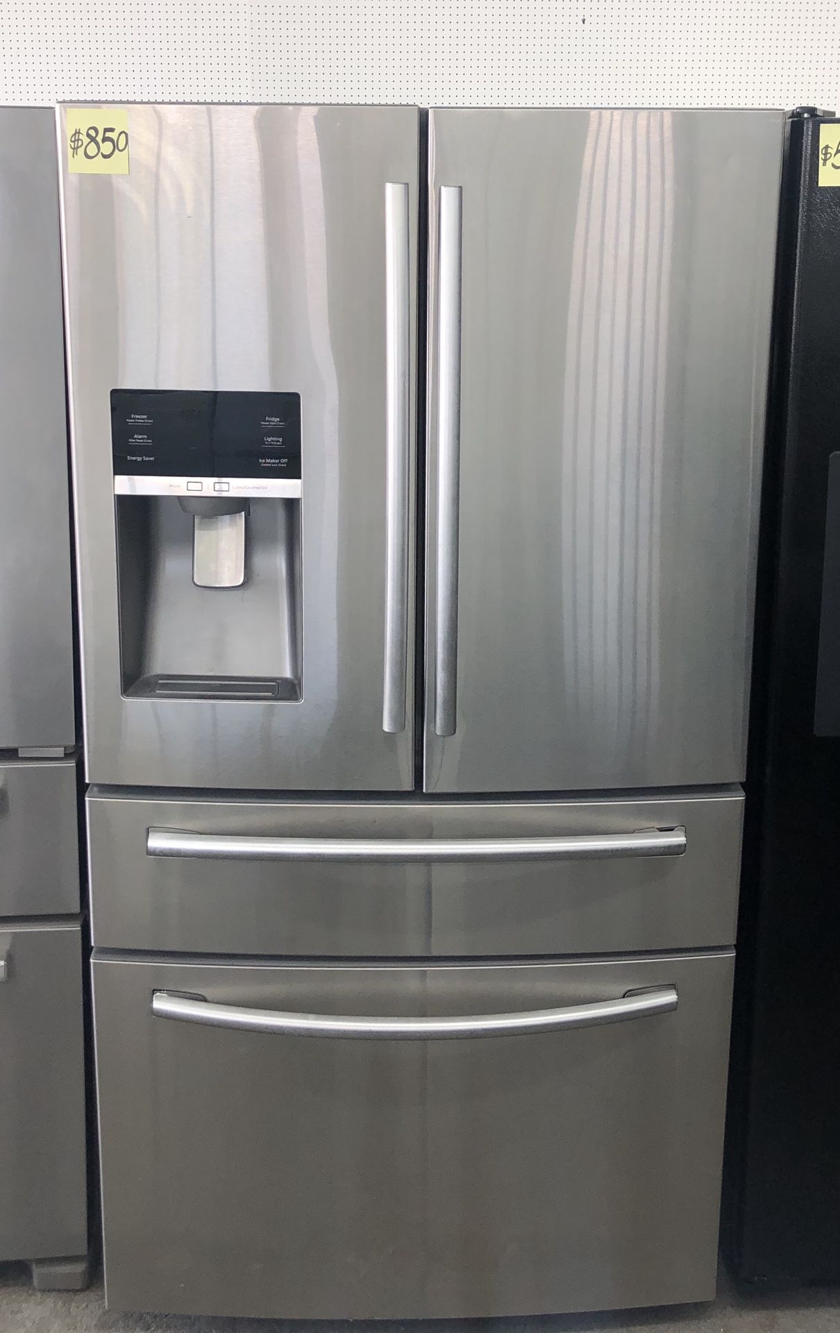Comes with free 6 Months Warranty-28 cu. ft. Four door stainless steel refrigerator Samsung