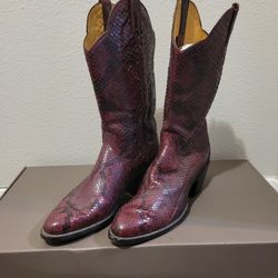 Snake Skin Boots