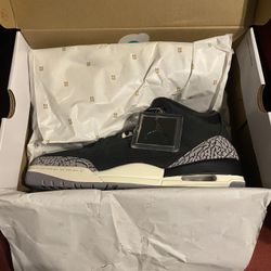 Jorden 3 Off Noir Wmns Size 12 