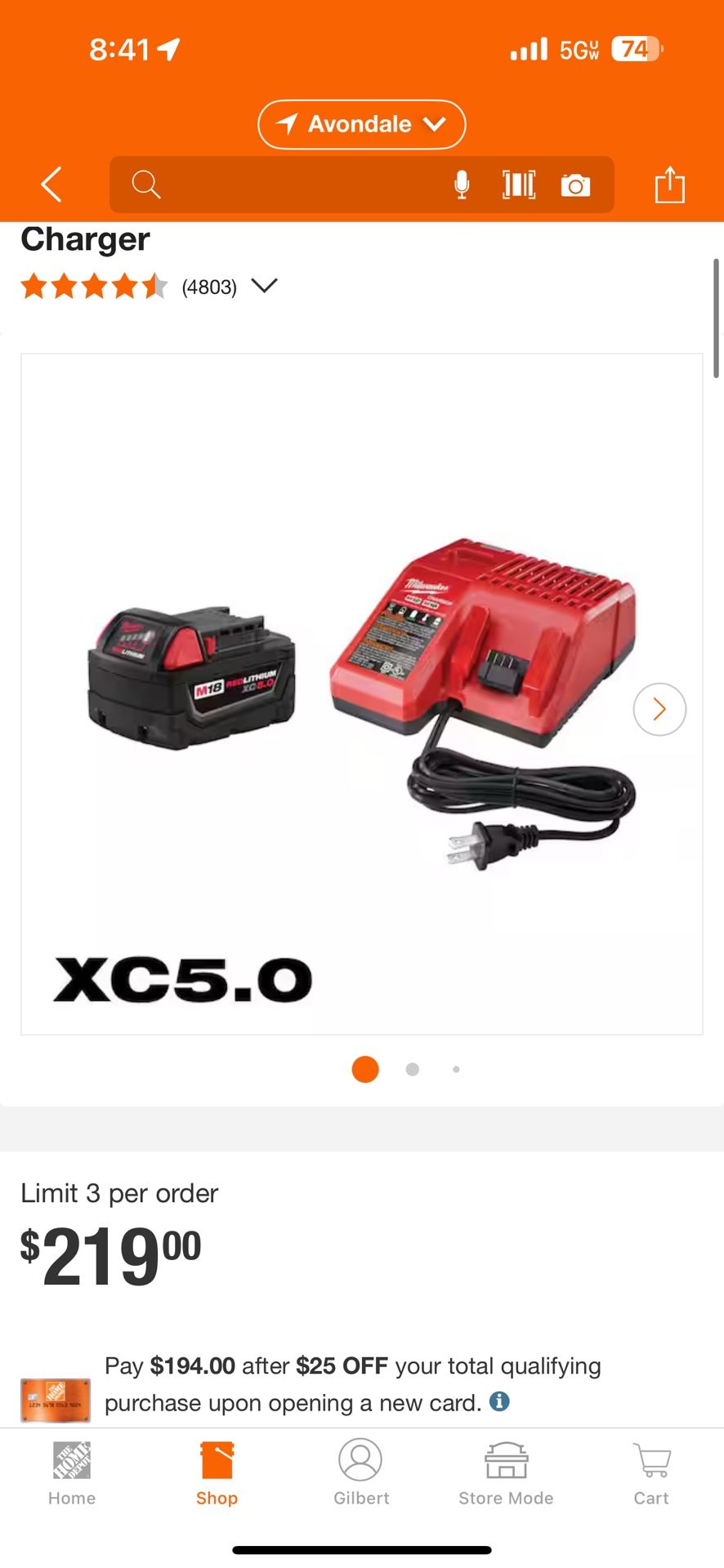 Milwaukee M18 Battery & Charger