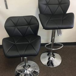 2 Pc Swivel Bar Stools 