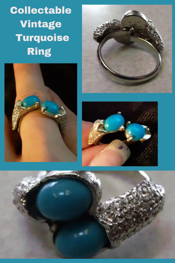 Silver Turquoise Ring 