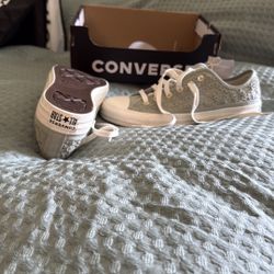 Teal Converse Sneakers 