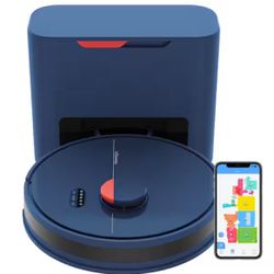 bObsweep Wi-Fi Connected Self-Emptying Robot Vacuum and Mop (plastic still on)