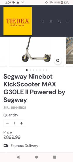 Ninebot electric scooter