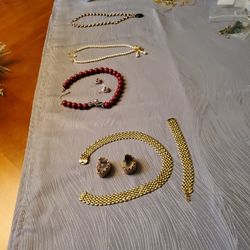 Vtg Jewelry -Choker Sets