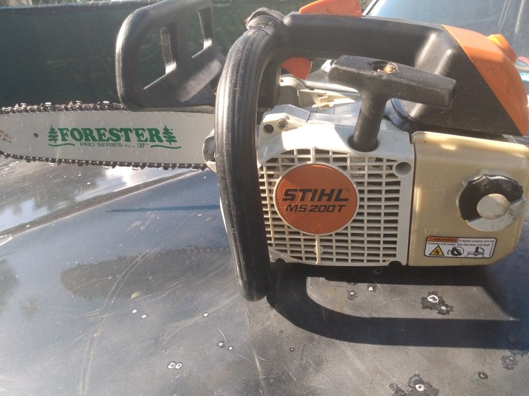 Sthils Ms 200T Commercial Gas Powered Chainsaw