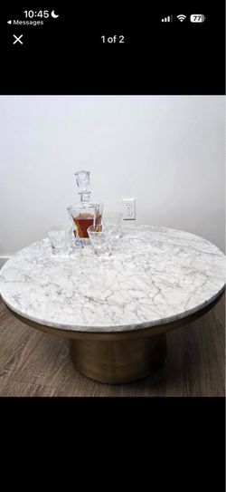 Coffee table - Marble top - West Elm