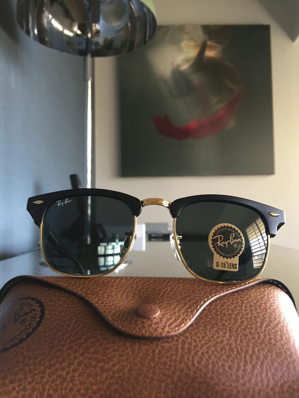 Brand New Authentic RayBan Clubmaster Sunglasses