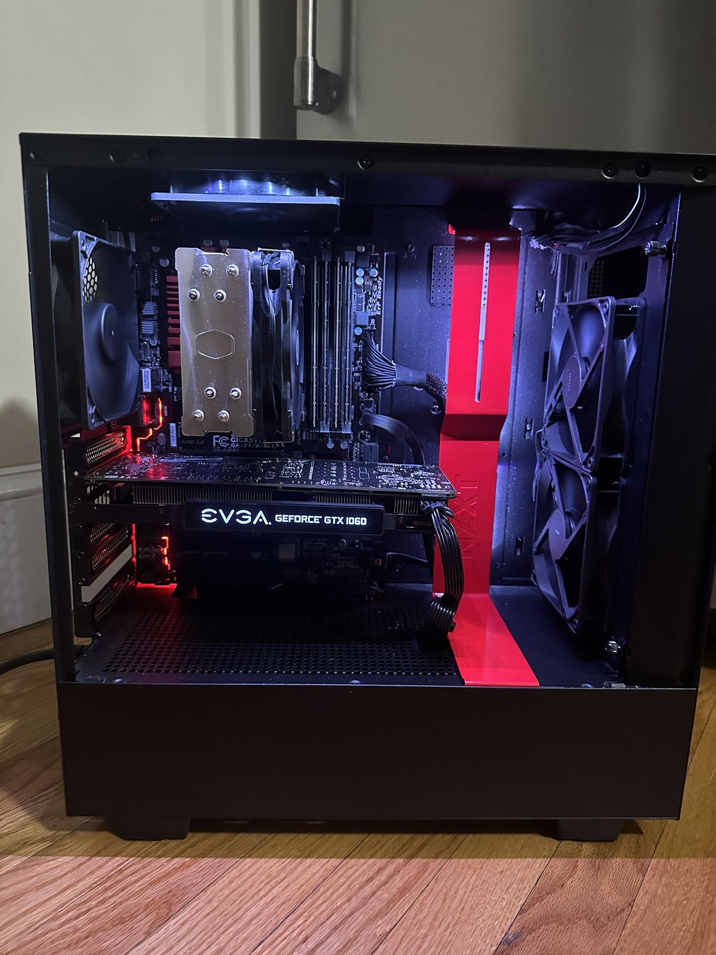 Black And Red Gaming PC