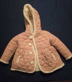 Toddler fluffy puffer jacket