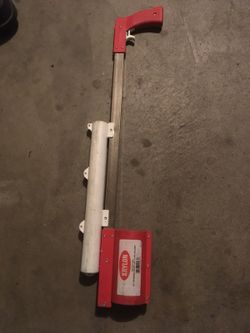 Krylon paint marking wand with flag holder