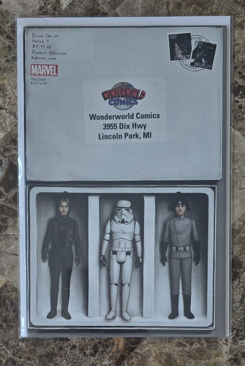 Star Wars Rogue One #1 NM/MINT JTC Wonderworld Comics Action Figure Variant