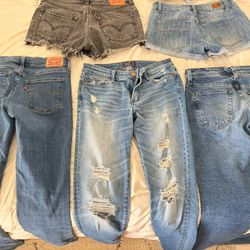 Women’s Denim Jeans & Shorts lot