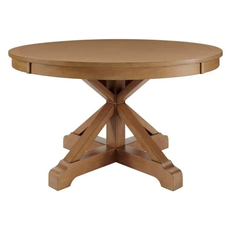 Aberwood Patina Oak Finish Wood Table - Brand New - Out Of Box