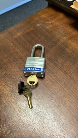 Master Lock Padlock with Keys