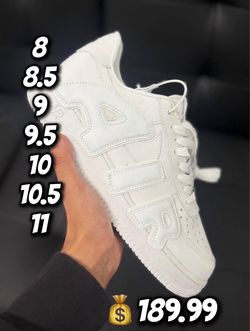 Nike Air More Uptempo Low White Sneakers