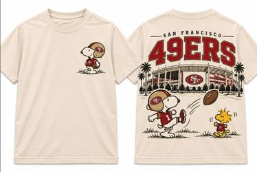 San Francisco 49ers Snoopy Graphic T-Shirt