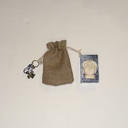 Real Greece Olive Oil Soap, With Bag And Keychain From Greece.