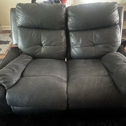 2 Seater Black Couch