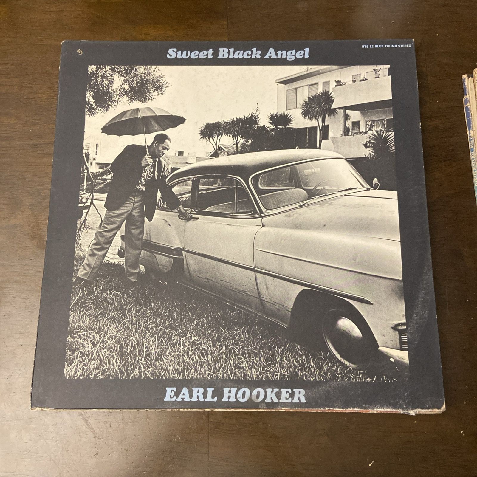 EARL HOOKER: sweet black angel BLUE THUMB 12" LP 33 RPM