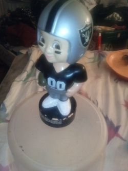 Raiders vintage bobble Head