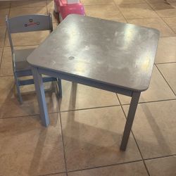 Kids Table And 1 Chair