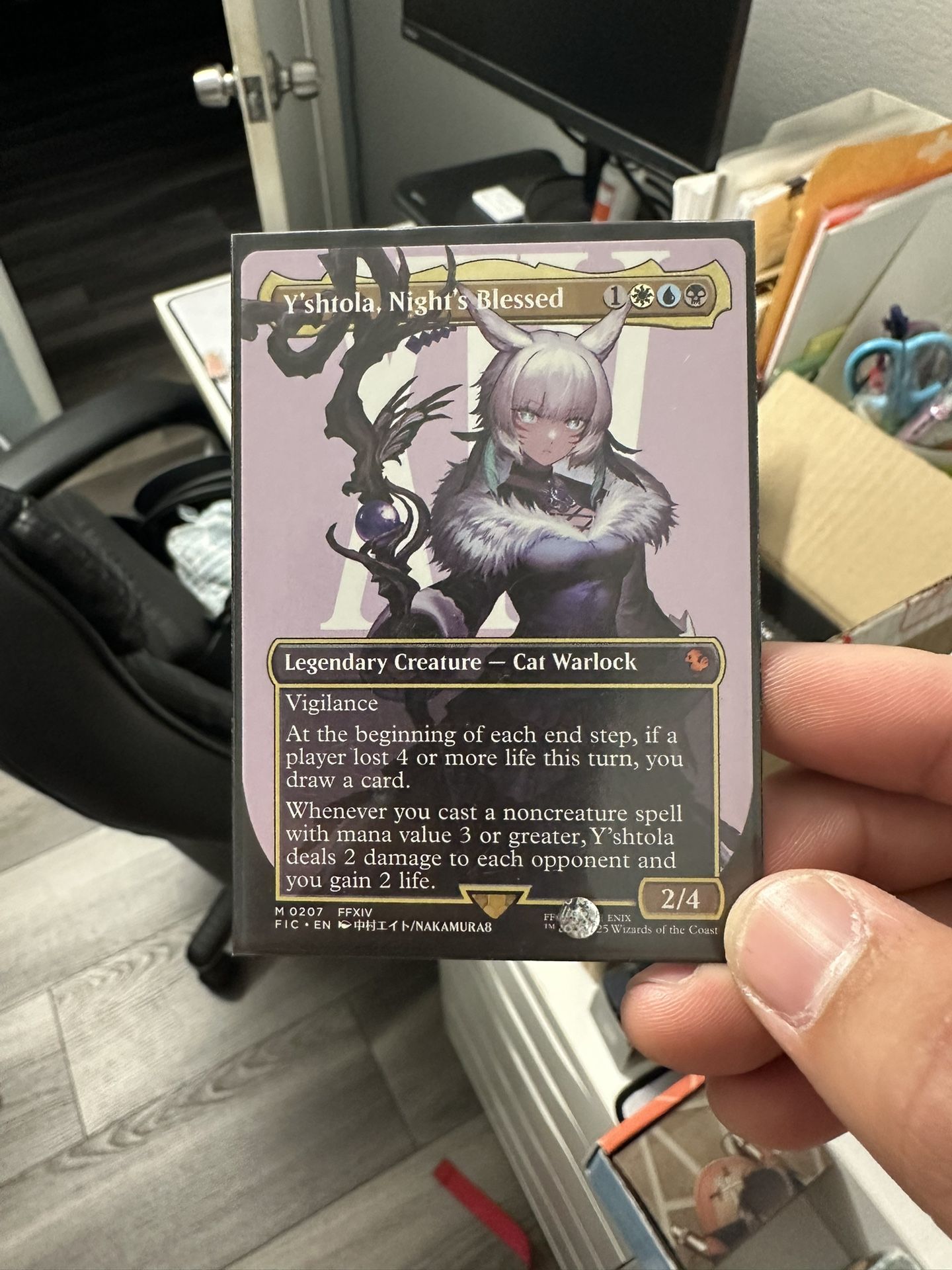 Y’shtola Night’s Bless Borderless Magic The Gathering Final Fantasy