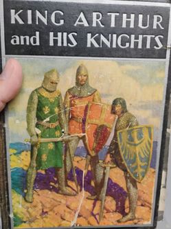 Antique book lot Robin hood Ivanhoe king Arthur