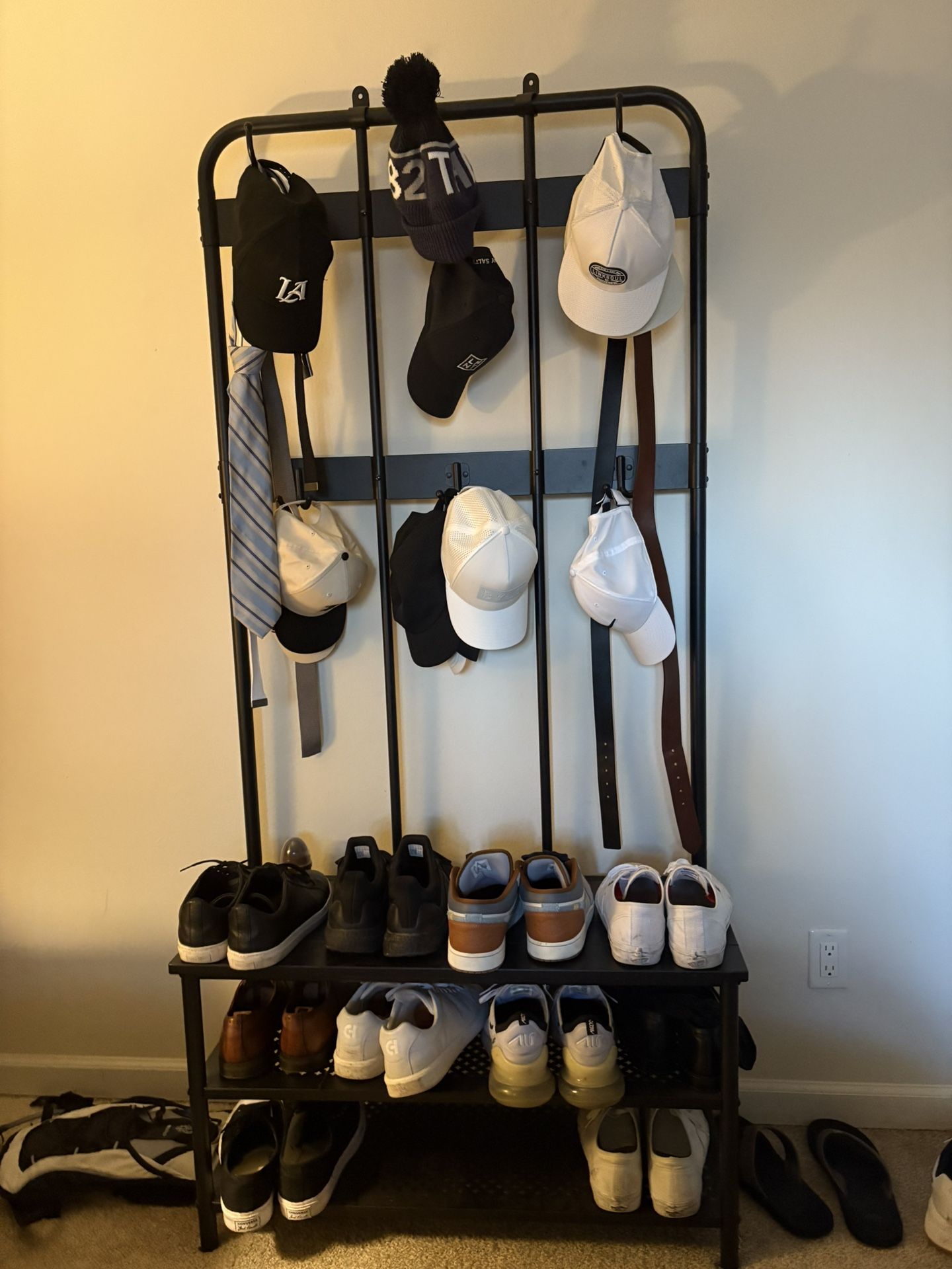 Shoe And Coat Hanger Rack
