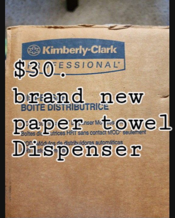 Brand New Paper Roll Diapenser, Kimberly Clark ETC,     Many To Chose From