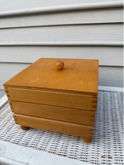 Wooden Trinket Box