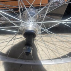 Vintage Aluminum Bike Wheel