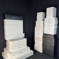 Lot Of 46 original Apple Boxes (Empty) - BOXES ONLY See Description