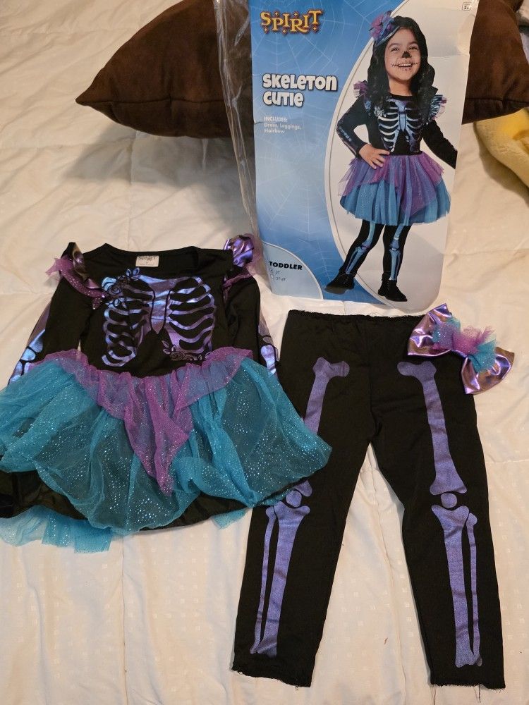 Skeleton Cutie Dress Costume