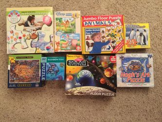 Lot of 8 puzzles