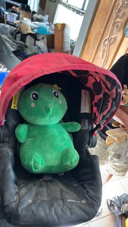 Pink car seat