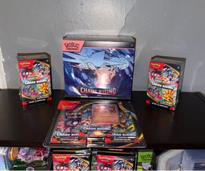 Chaos Rising Elite Trainer Box, Booster Bundles and 3 Pack Blister