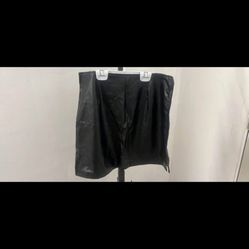 Leather Mini Skirt 