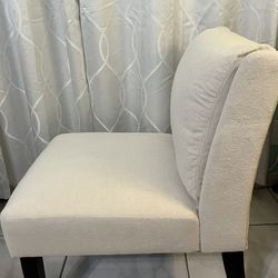 Beige Accent Slipper Chair