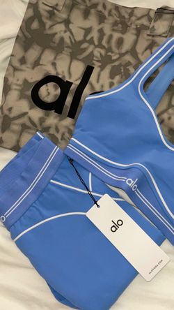 Alo Yoga Two-Piece Set Sports Bra and Shorts