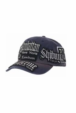 Supreme City Patches 6 panel washed navy