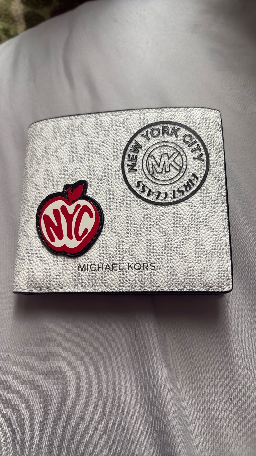 Michael Kors White NYC Wallet