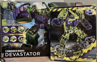 Combiner Wars Devastator w X2 Upgrade kit