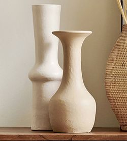 Pottery Barn - Set of 2 Artisan Decorative Vases