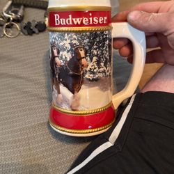 Budweiser Holiday Stein 2019 