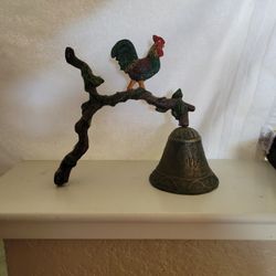 Cast Iron Rooster Bell 