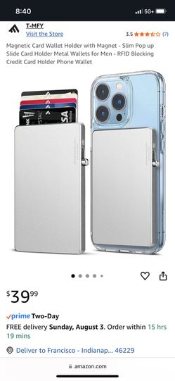 T-MFY Magnetic Card Wallet Holder