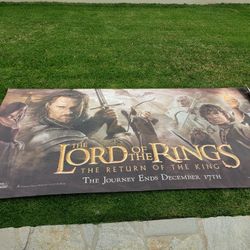 Lord Of The Rings Movie Banner 