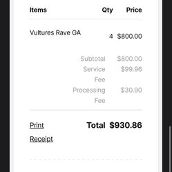 Kanye Vultures Rave GA Wynwood